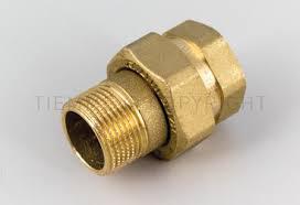 Tiemme háromrészes egyenes réz hollandi 3/4" (1500181)