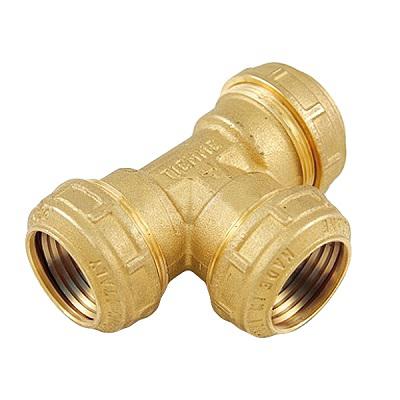 Tiemme kpe egál T-idom 20 réz (3410025)