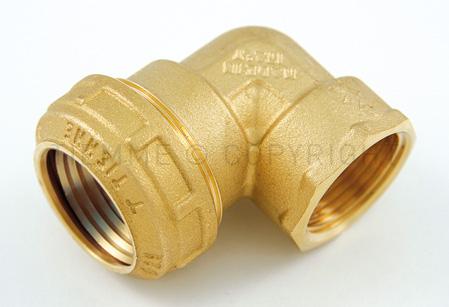 Tiemme kpe könyök 32x1" B réz (3410009)