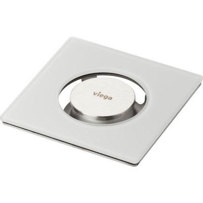 Viega Advantix Visign RS5 zuhanylefolyó rács áttetsző/világosszürke üveg (617127)