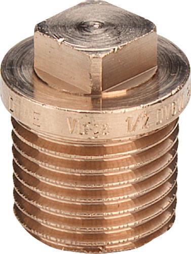 Viega menetes vörösréz záródugó 1/2" (320102)