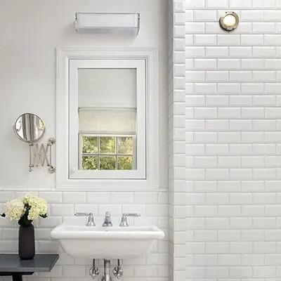 Vilar Metro Biselado Brillo Blanco falicsempe 10x20 1m2/doboz