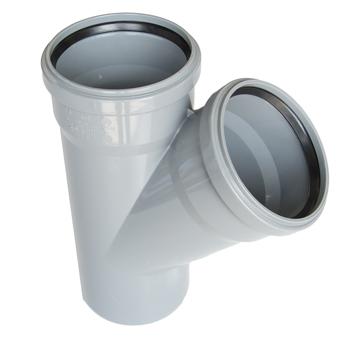 Wavin ág idom 50/40/45°PVC KAEA (CLG0504)