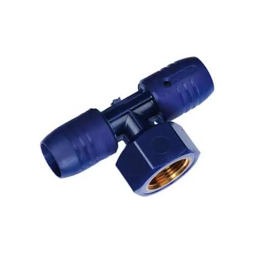 Wavin SF gyorscsatlakozós T-idom 20x1/2"Bx20 (FRTB201220)