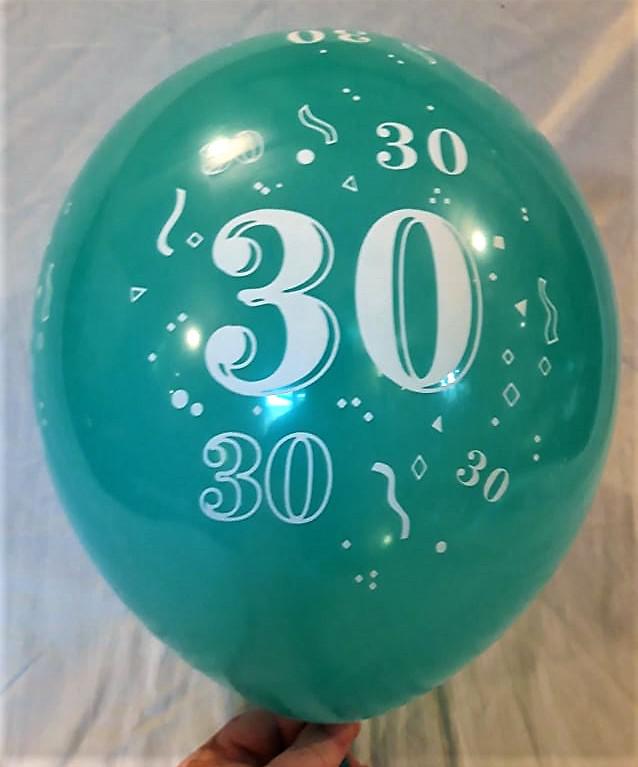 30.Boldog Születésnapot gumi lufi több szinben