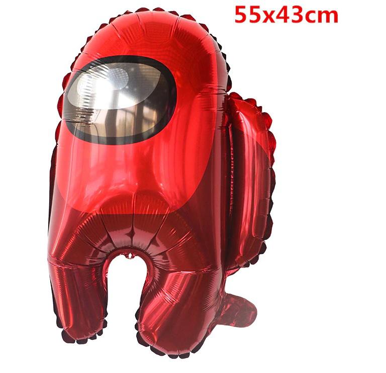 Among Us alakos piros fólia lufi