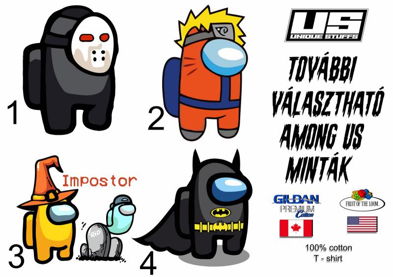 Among Us választható minták 3