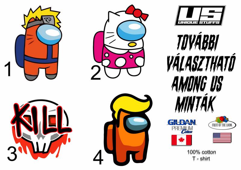 Among Us választható minták