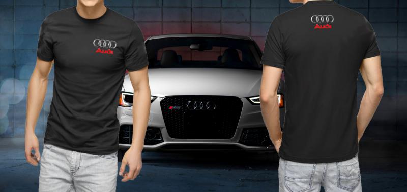 Audi mintás póló