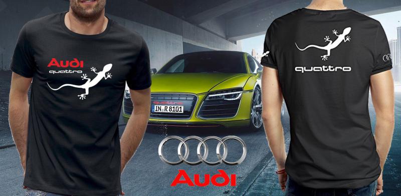 Audi Quattro mintás póló