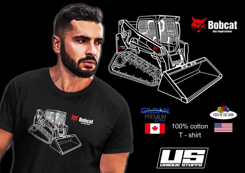 Bobcat rakodó mintás 2 póló