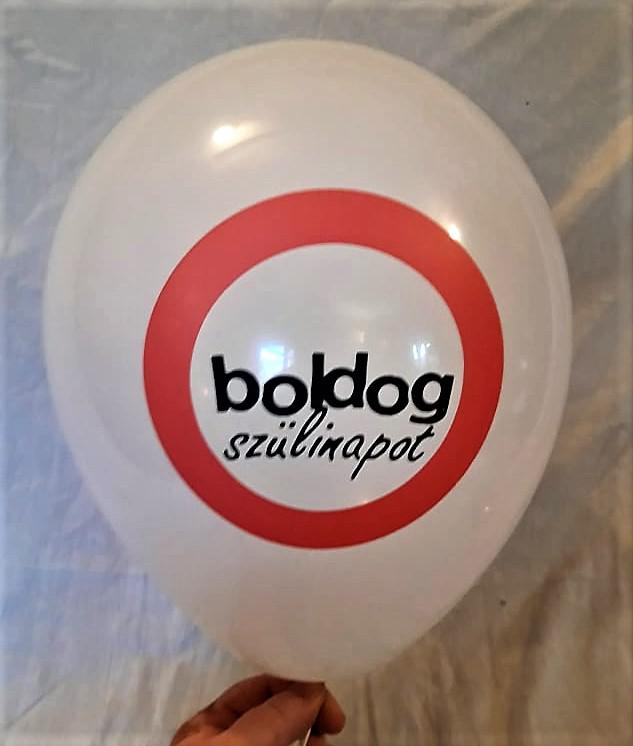 Boldog Születésnapot tábla gumi lufi