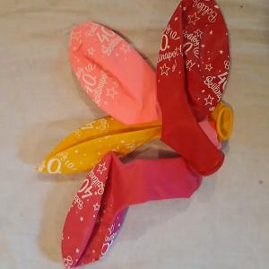 40. Boldog Születésnapot gumi lufi,több szinben