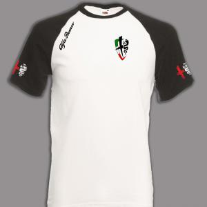 Alfa Romeo mintás kétszínű póló