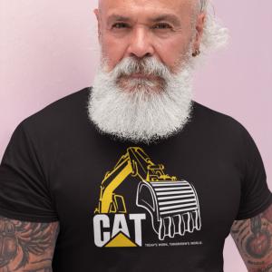 Caterpillar - Markoló mintás póló