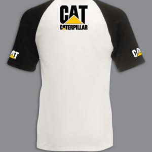 Caterpillar mintás kétszínű póló