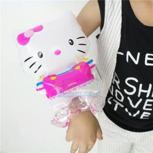 Hello Kitty kerek szivecskékkel fólia lufi