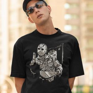 Jason bemutat - mintás, horror, halloween pólóra, pulcsira