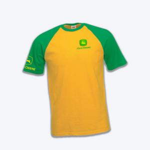 John Deere mintás kétszínű póló