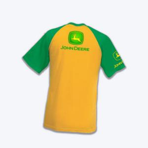 John Deere mintás kétszínű póló