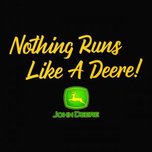 John Deere - Nothing Run mintás póló