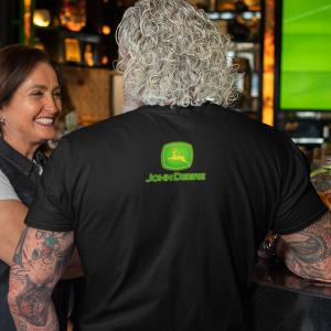 John Deere - Nothing Run traktoros mintás póló