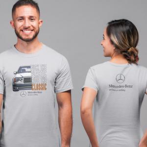 Mercedes classic mintás póló