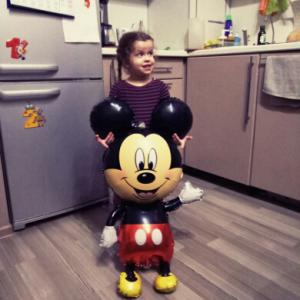 Mickey Mouse egész alakos  fólia lufi