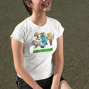 Minecraft mintás póló 10