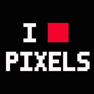 Pixels feliratos póló