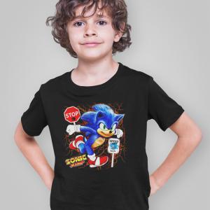 Sonic mintás póló