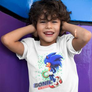 Sonic mintás póló 4