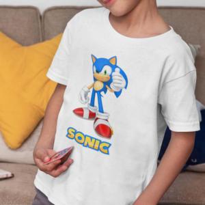 Sonic mintás póló 7