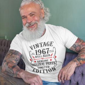 Vintage - mintás szülinapi póló