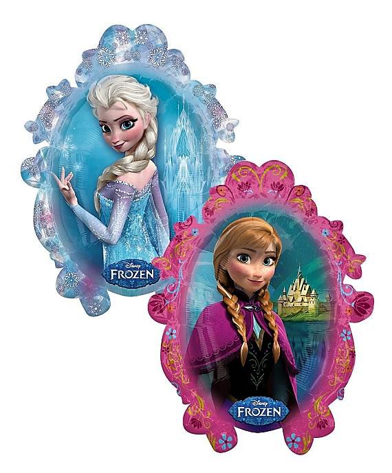 Frozen - Jégvarázs tükör fólia lufi