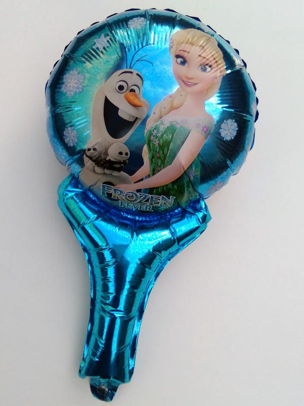 Frozen rövid buzogány fólia lufi Elza és Olaf képpel