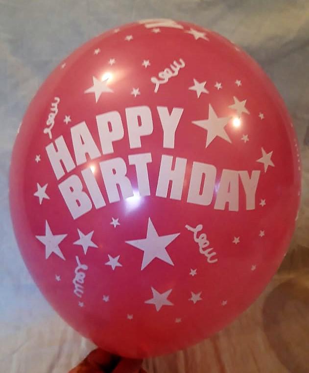 happy birthday csillagos gumi lufi tőbb szinben