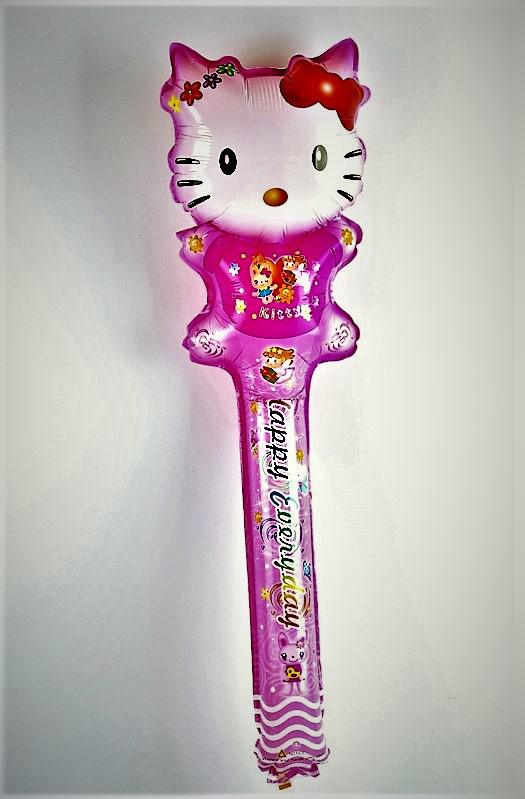 Hello Kitty buzogány lufi,kézi lufi