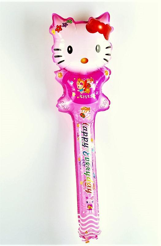 Hello Kitty hosszú buzogány  fólia lufi