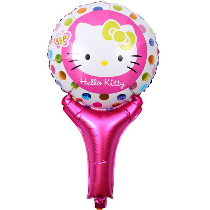 Hello Kitty képes rövid buzogány fólia lufi