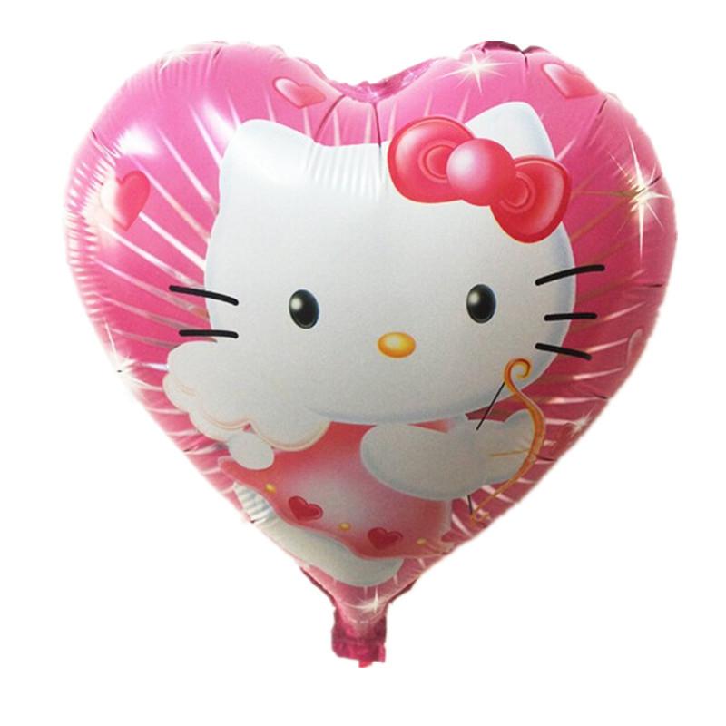 Hello Kittys szívalakú fólia lufi