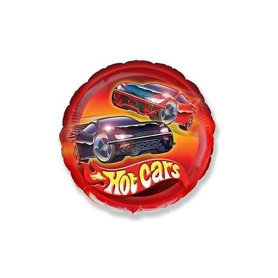 Hot Cars autó mintás fólia lufi