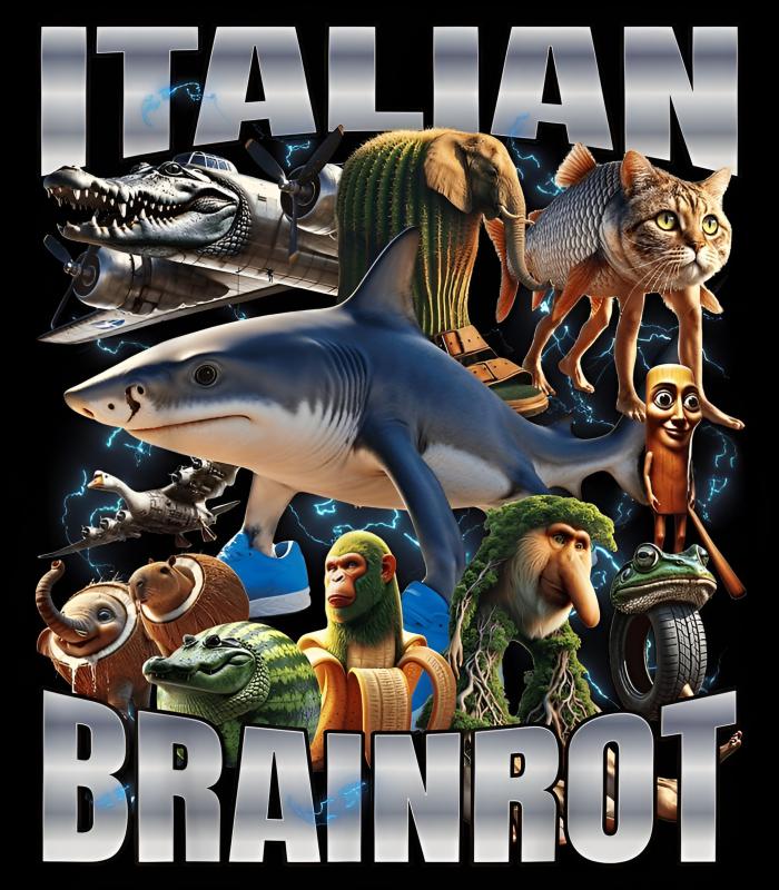 Italian Brainrot - mintás póló 2