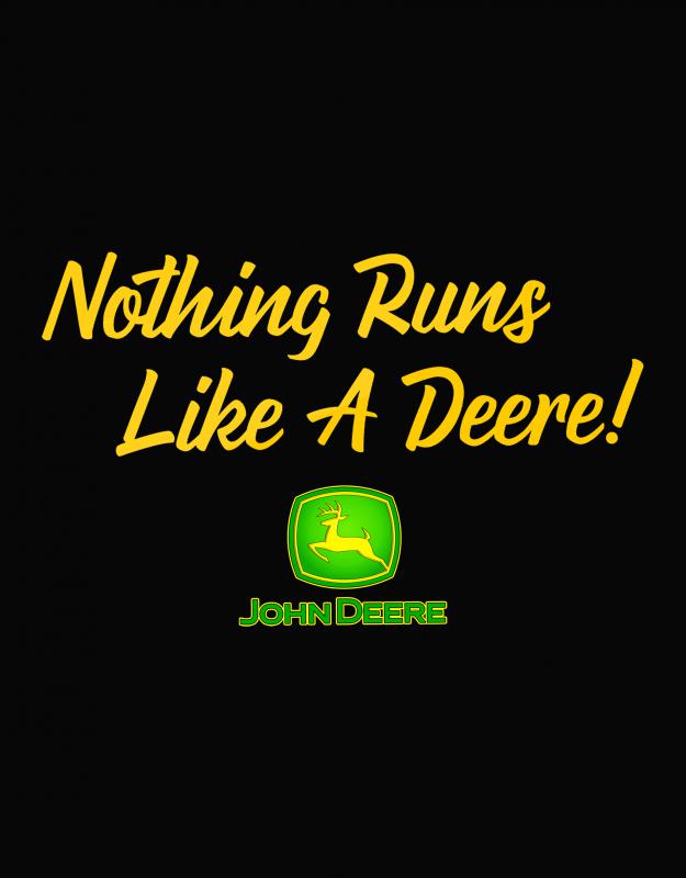 John Deere - Nothing Run mintás