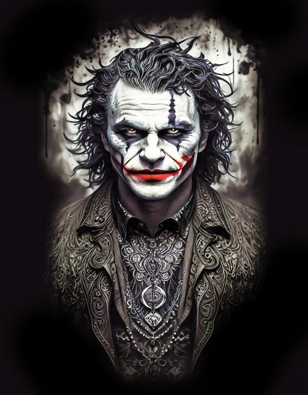 Joker -  mintás póló