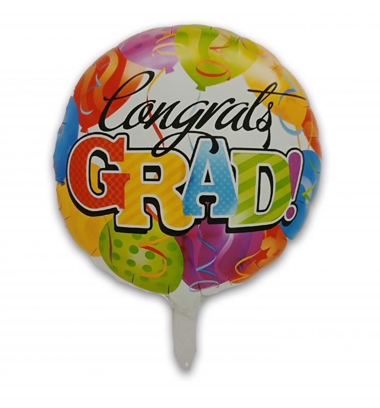 Kerek ballagási fólia léggömb 2