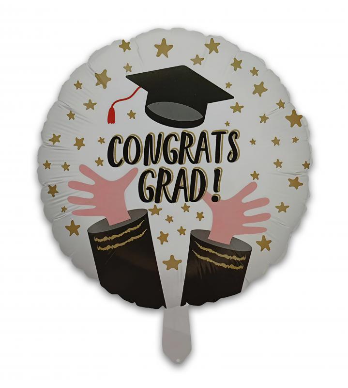 Kerek ballagási fólia léggömb 4