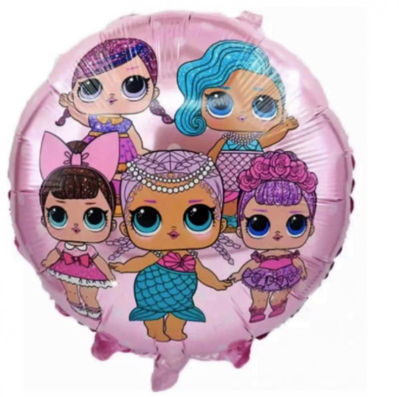 LOL baba mintás fólia lufi