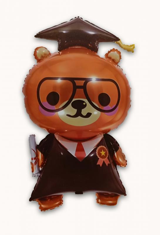 Medve alakos ballagási fólia léggömb