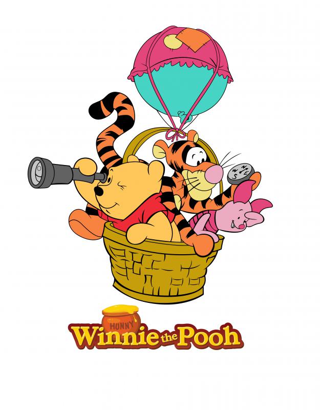 Micimackó mintás póló 3